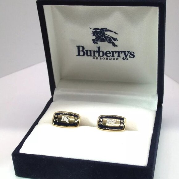 Authentic BURBERRYS LONDON cuffs metal [Used] - Picture 1 of 8